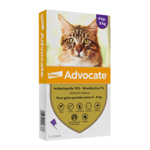 ADVOCATE PIPETA GATO DESDE 4KG HASTA 8KG