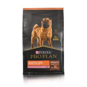 PRO PLAN SENSITIVE SKIN RAZAS MEDIANAS Y GRANDES 12 kilos